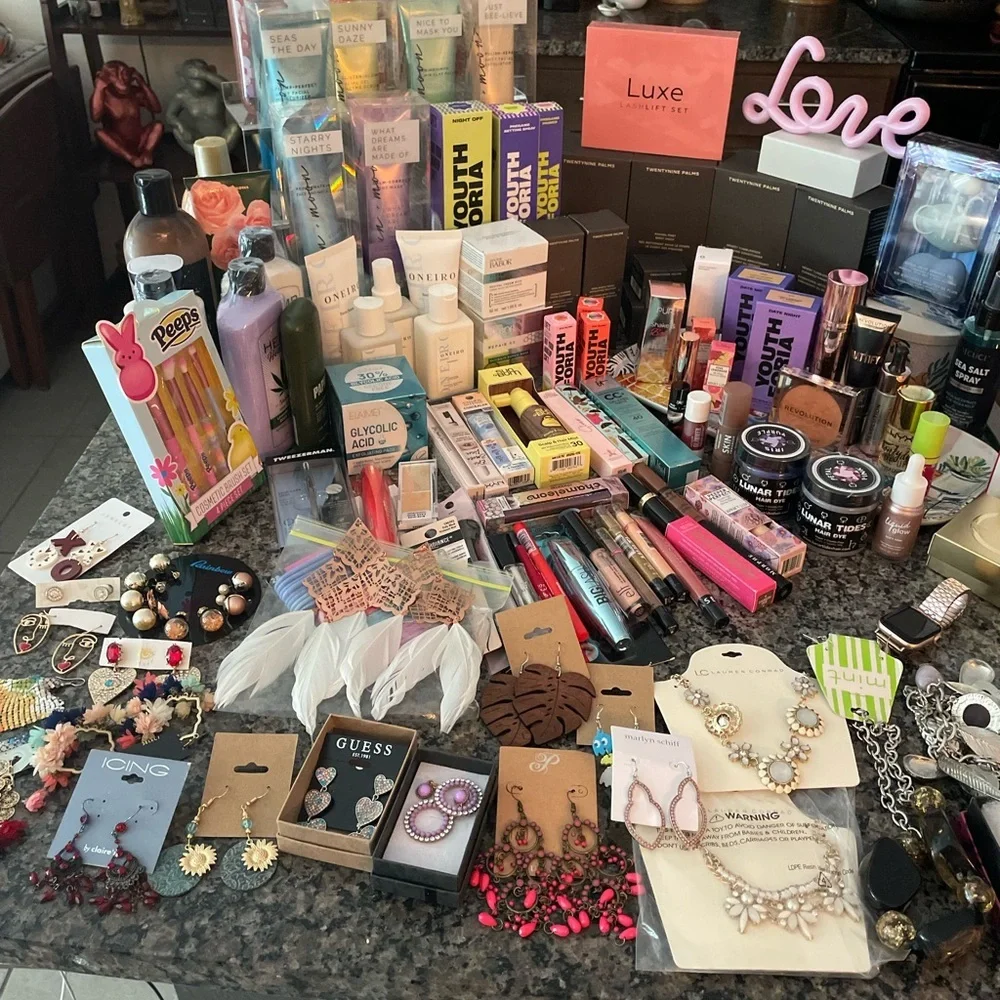 Makeup, Skincare, jewelry